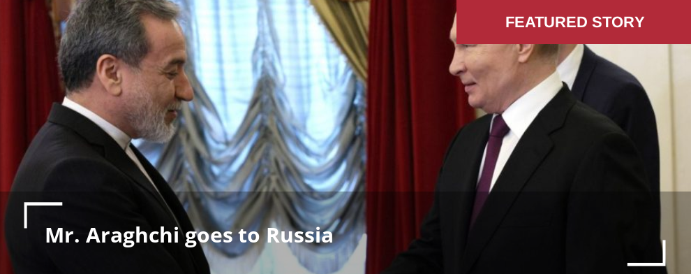 Araghchi gaat naar Rusland