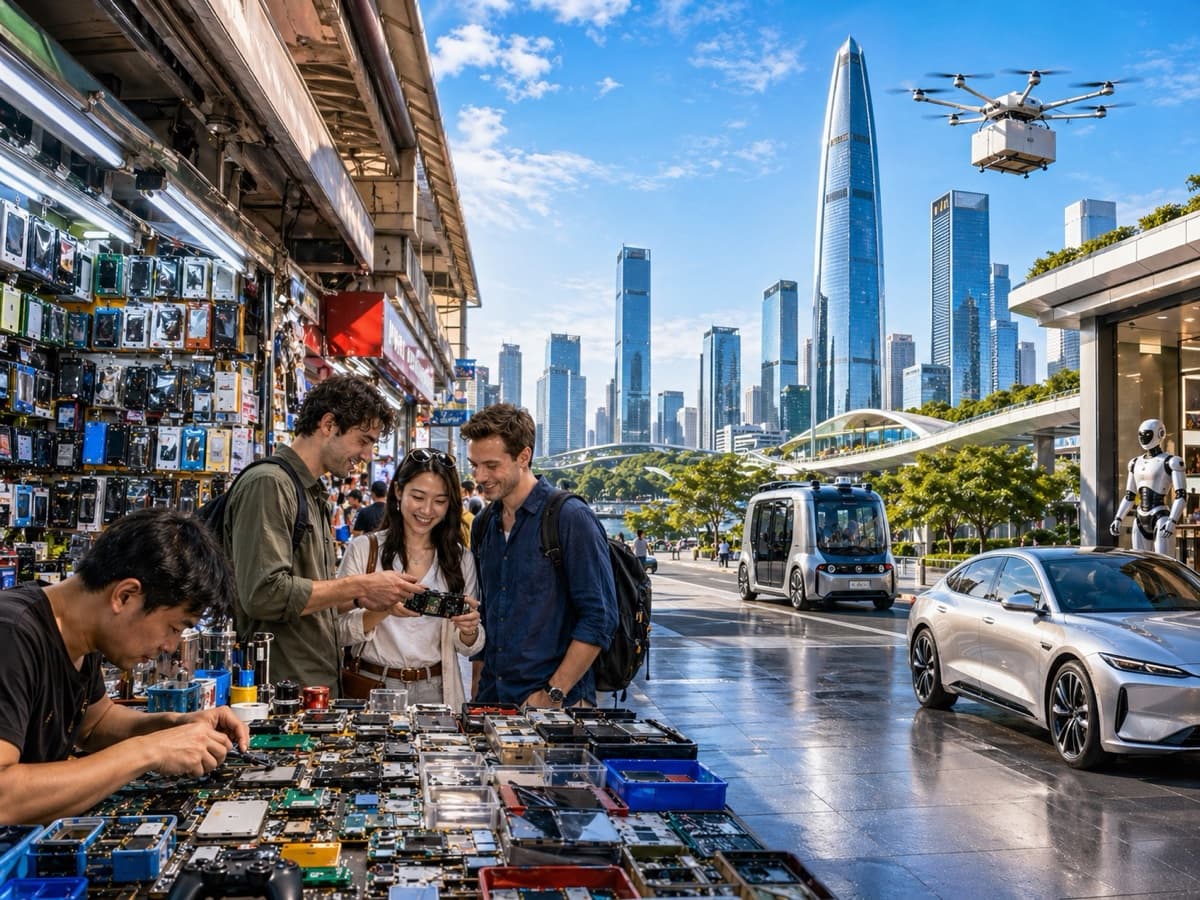 Huaqiangbei electronics market