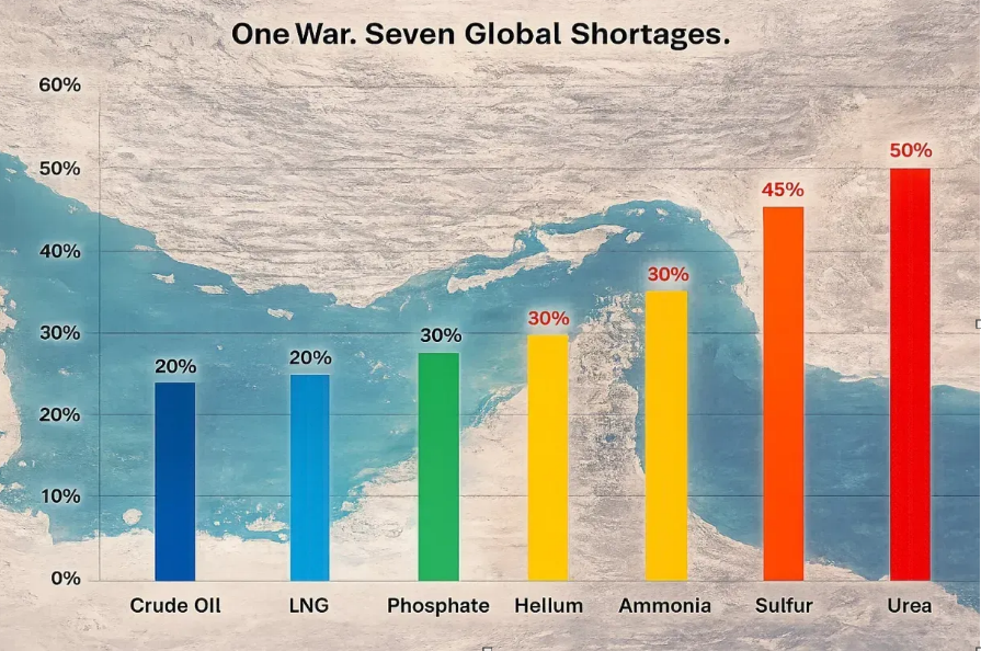 One war Seven shortages
