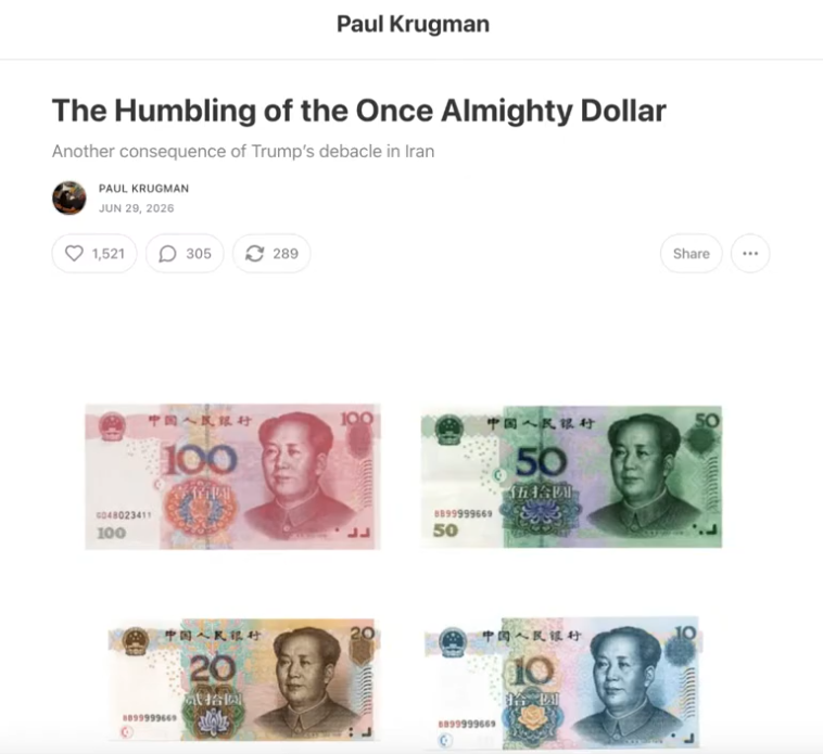 Het verval van de dollar