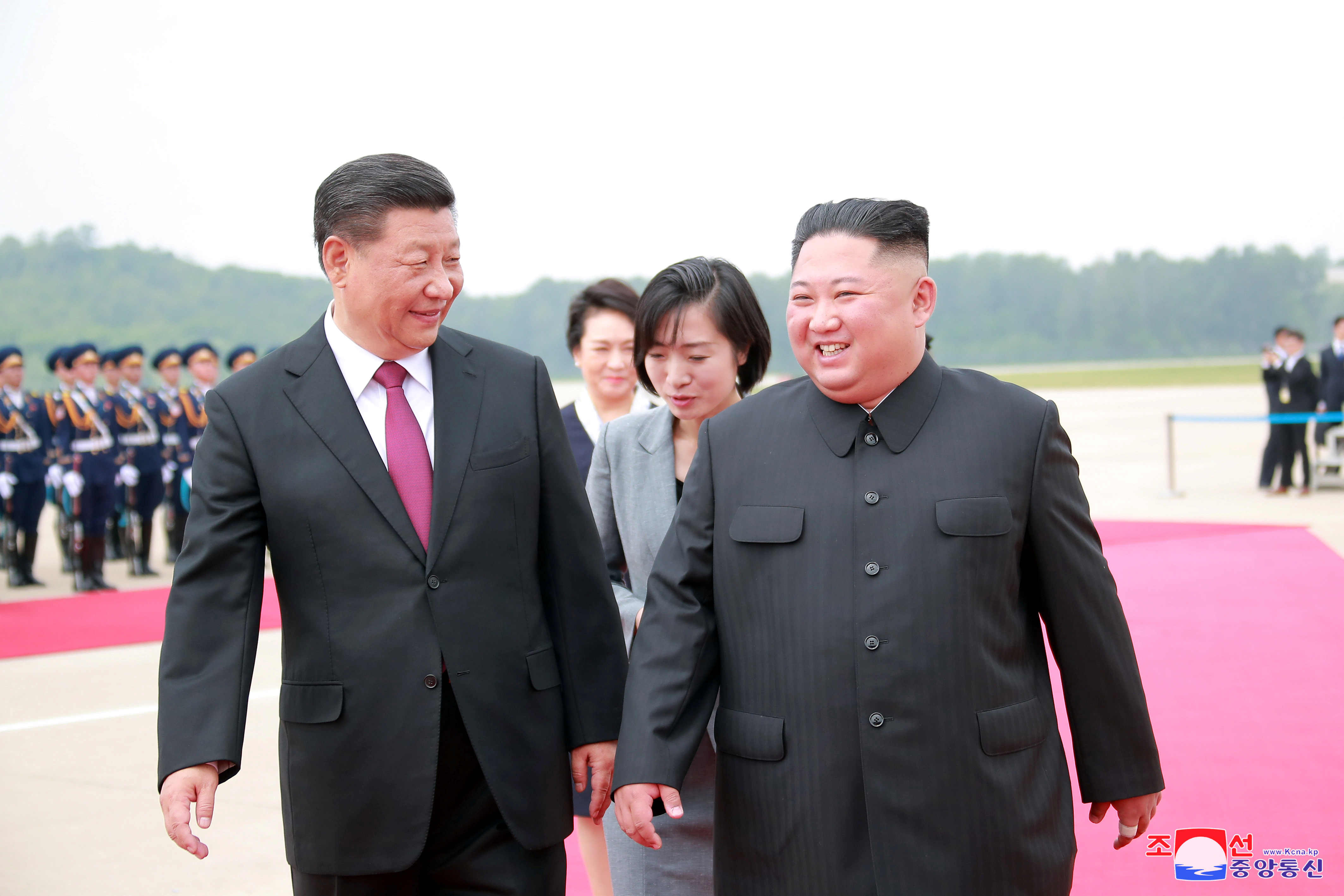 Xi Jinping and Kim Jong-un