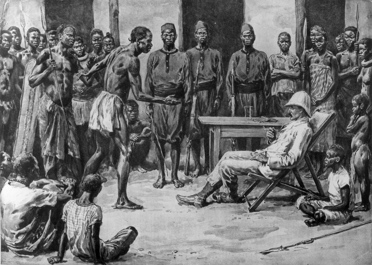 Koloniaal bestuurder majoor Lothaire